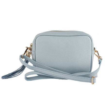 Geanta Gilda crossbody din piele naturala bleu celeste 8110 [1]