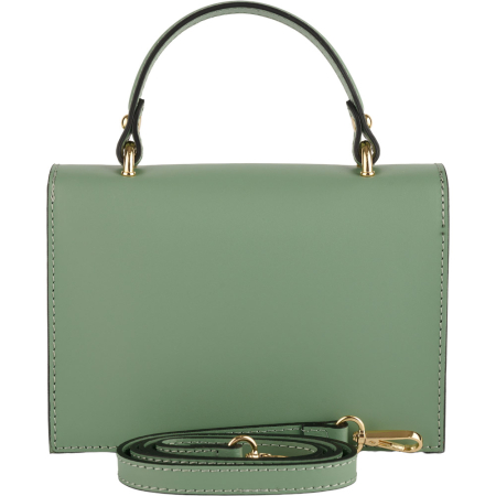 Geanta Grace,din piele 100% naturala verde menta, 8242 [2]