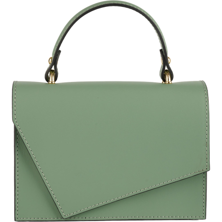 Geanta Grace,din piele 100% naturala verde menta, 8242 [1]