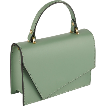 Genți Plic - Geanta Grace,din piele 100% naturala verde menta, 8242