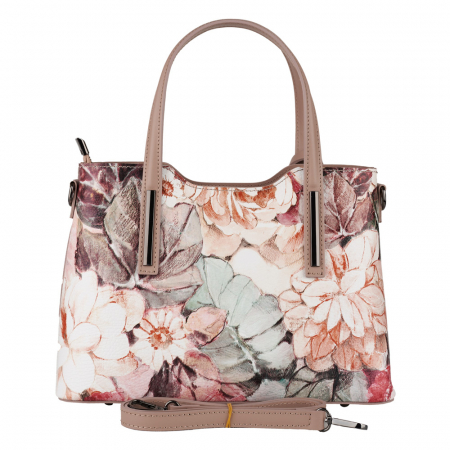 Geantă Yris, din piele naturală taupe 8196 [2]