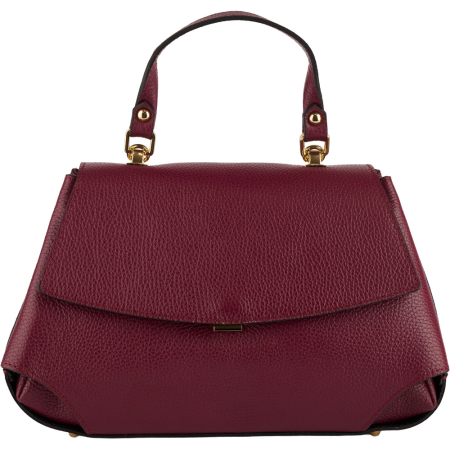 Geanta Imogen din piele 100% naturala,bordo,8243 [1]