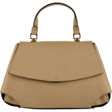Geanta Imogen din piele 100% naturala,taupe deschis,8243 [1]