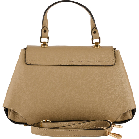 Geanta Imogen din piele 100% naturala,taupe deschis,8243 [2]