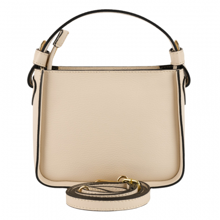 Geantă Indira, de mana ,de umar sau crossbody piele naturala crem 8225 [2]