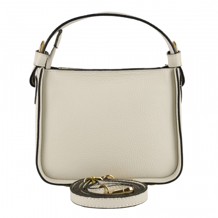 Geantă Indira, de mana ,de umar sau crossbody piele naturala gris deschis 8225 [2]