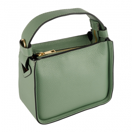 Geantă Indira, de mana ,de umar sau crossbody piele naturala menta