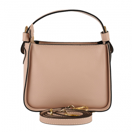 Geantă Indira, de mana ,de umar sau crossbody piele naturala roz cipria 8225 [2]