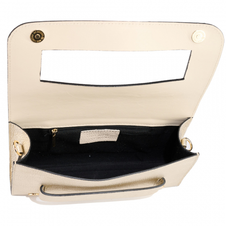 Geanta Isolde din piele naturala aurie 8216 [3]