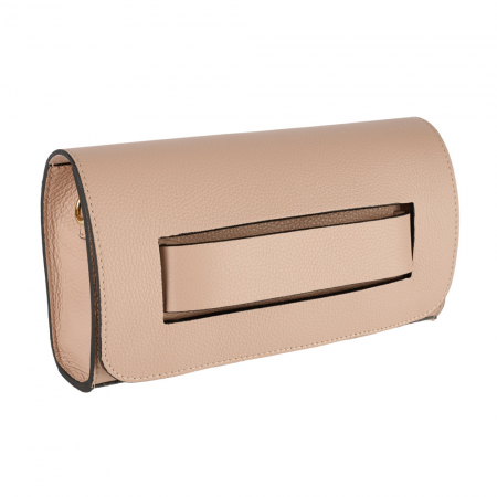 Geanta Isolde din piele naturala nude 8216 [2]