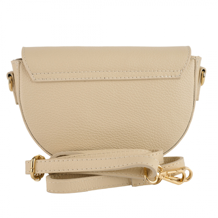 Geanta June,de mana sau tip crossbody din piele naturala crem 8224 [2]