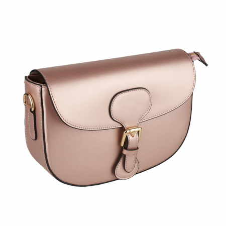 Geantă Laryssa, piele naturala roz sidefat, 8191 [1]