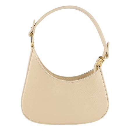 Geanta Leila din piele 100% naturala,crem 8235 [1]