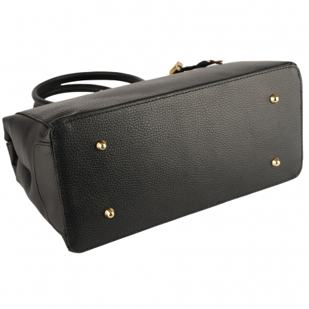 Geanta Lotus din piele 100% naturala,negru 8233 [4]