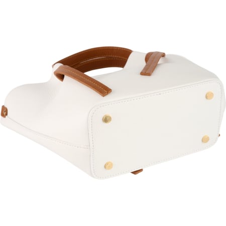 Geantă Maple, piele 100% naturala, alb,8241 [3]