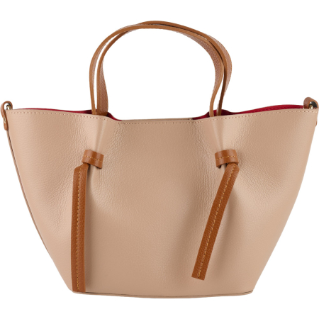 Geantă Maple, piele 100% naturala, nude,8241 [1]
