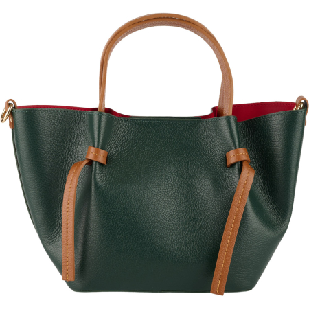 Geantă Maple, piele 100% naturala, verde inchis,8241 [1]