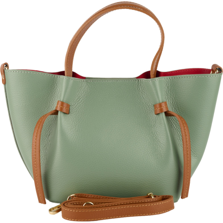 Geantă Maple, piele 100% naturala, verde menta,8241 [2]