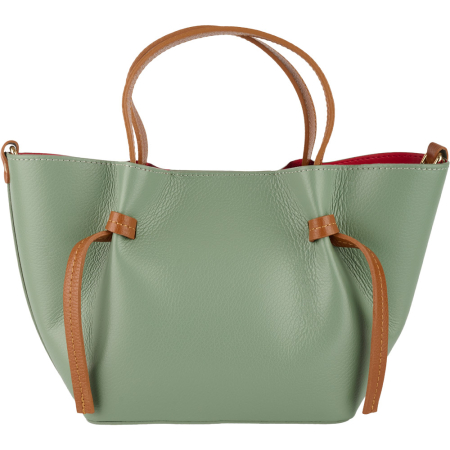 Geantă Maple, piele 100% naturala, verde menta,8241 [1]