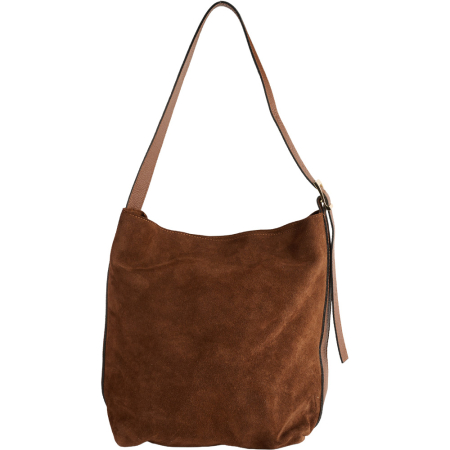 Geanta Margot din piele intoarsa 100% naturala maro coniac,8245 [1]