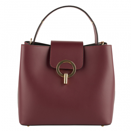 Geantă Megan, piele 100% naturala, bordo , 8237 [1]