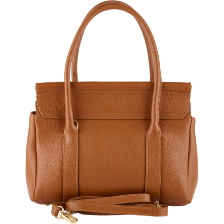 Geantă Milani, piele 100% naturala, maro , 8240 [2]