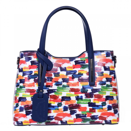 Geanta multicolora, cu elemente abstracte 8044 [1]