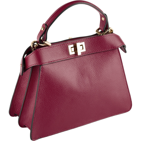 Genți Casual - Geanta Nerina din piele 100% naturala,8250 bordo