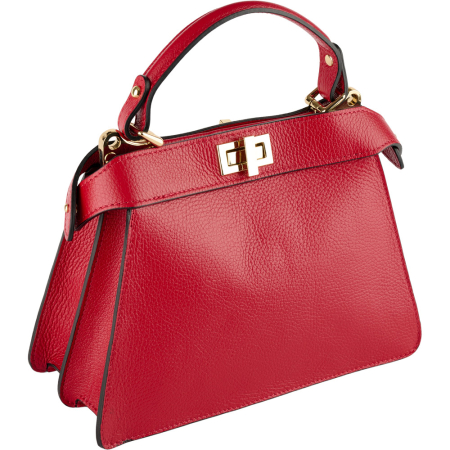 Genți Casual - Geanta Nerina din piele 100% naturala,8250 rosu