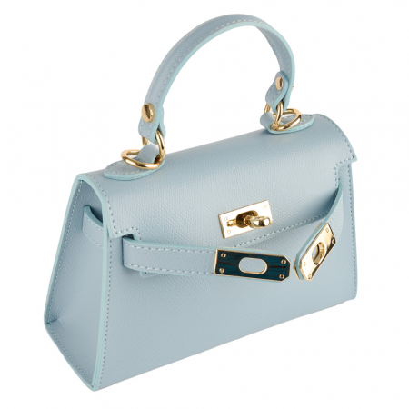 Geanta Pixie din piele 100% naturala,bleo celeste 8234 [1]