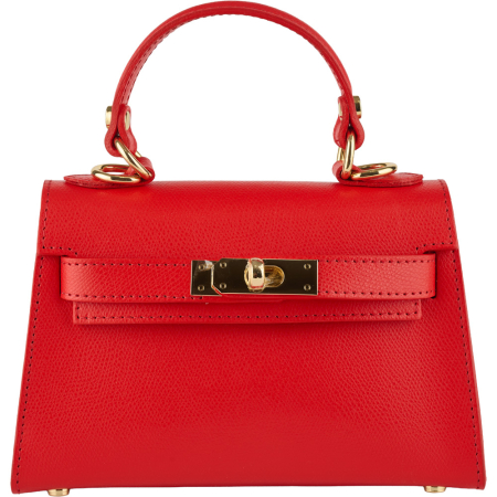 Geanta Pixie din piele 100% naturala,rosu 8234 [1]