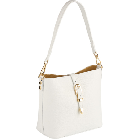 Genți & Poșete Piele Naturală - Geanta Rossella din piele 100% naturala ,alb,8251