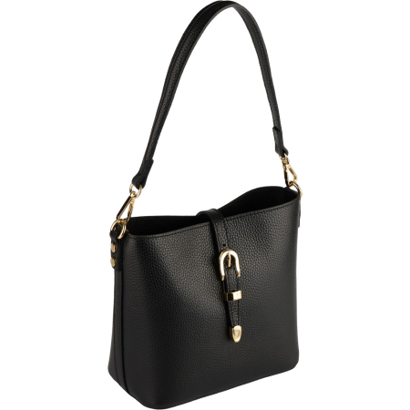 Genți & Poșete Piele Naturală - Geanta Rossella din piele 100% naturala ,negru,8251