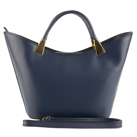 Geantă Selena, piele 100% naturala, bleumarin , 8236 [1]