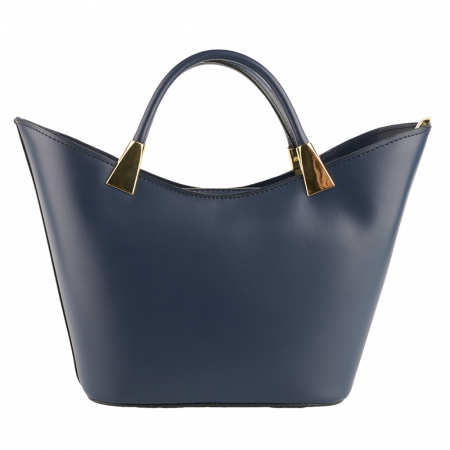 Geantă Selena, piele 100% naturala, bleumarin , 8236 [2]