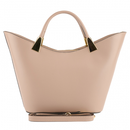 Geantă Selena, piele 100% naturala, nude , 8236 [2]