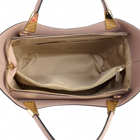 Geantă Selena, piele 100% naturala, nude , 8236 [4]