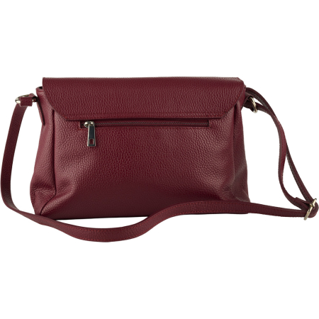 Geantă Serena, din piele 100% naturală bordo 8244 [2]