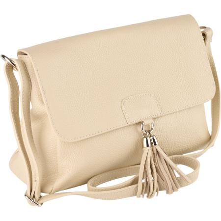 Genți Plic - Geantă Serena, din piele 100% naturală crem 8244