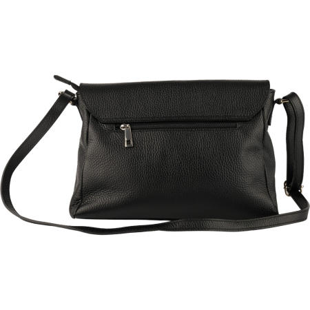 Geantă Serena, din piele 100% naturală negru 8244 [2]