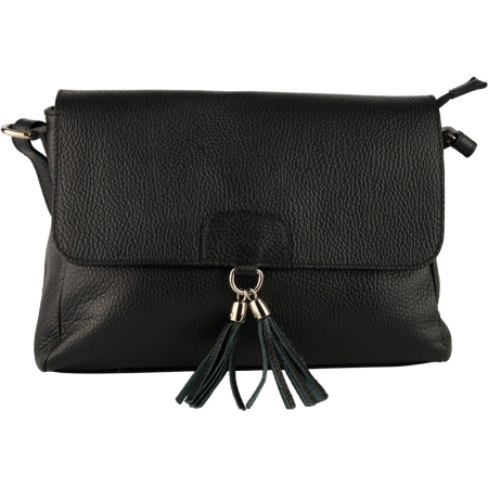 Geantă Serena, din piele 100% naturală negru 8244 [1]