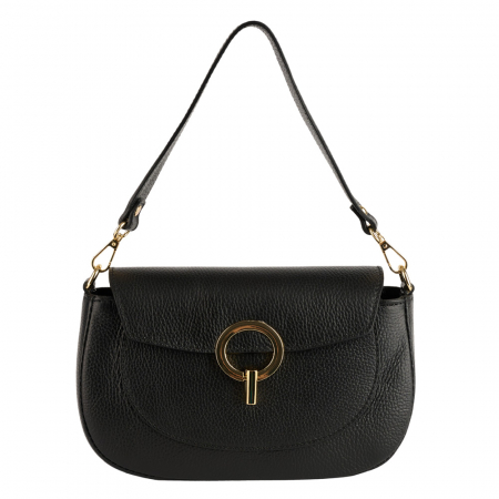 Geantă Venus, de mana ,de umar sau crossbody piele naturala negru [1]