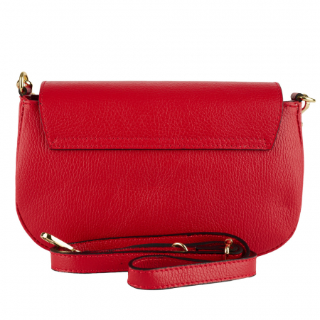 Geantă Venus, de mana ,de umar sau crossbody piele naturala rosie [2]