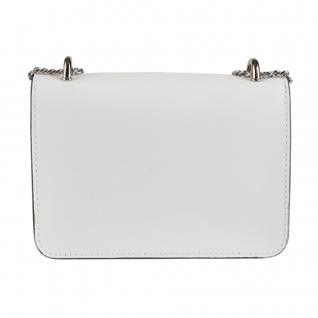 Geantă Yvette, crossbody piele alb 8168 [2]