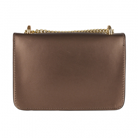 Geantă Yvette, crossbody piele bronz sidefat 8168 [2]