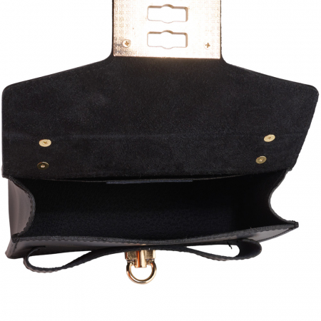 Geantă Yvette, crossbody piele neagra 8168 [3]