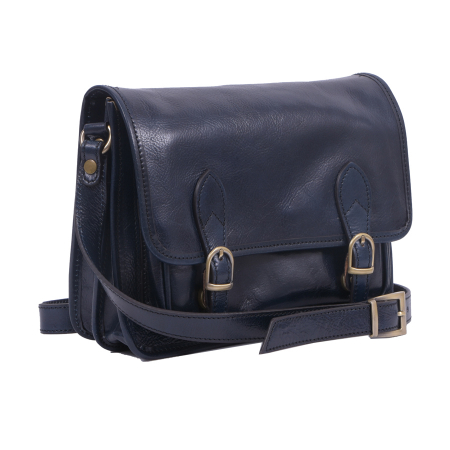 Geantă Abby, din piele naturala albastra, 8069 [0]