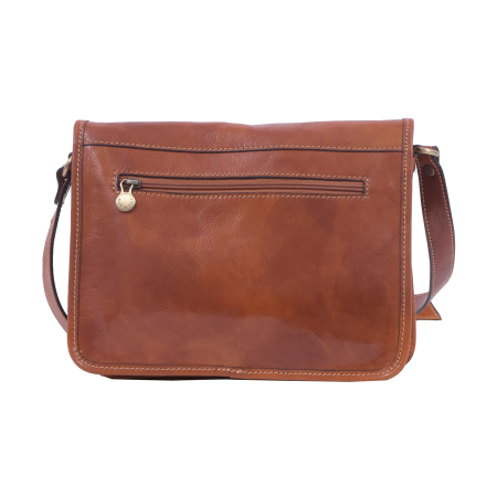 Geantă Abby, din piele naturala caramizie, 8069 [3]