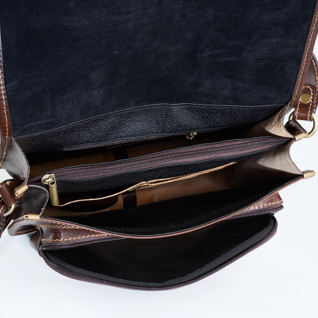 Geantă Abby, din piele naturala coniac, 8069 [3]