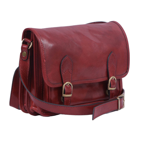 Geantă Abby, din piele naturala rosie, 8069 [0]